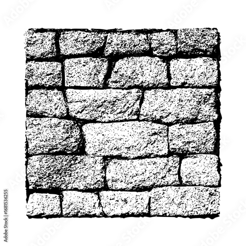 Stone wall texture vector illustration for background and design elements seamless stone wall pattern 100