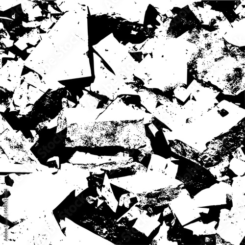 Abstract black and white grunge texture background vector design for digital and print use cases of art work