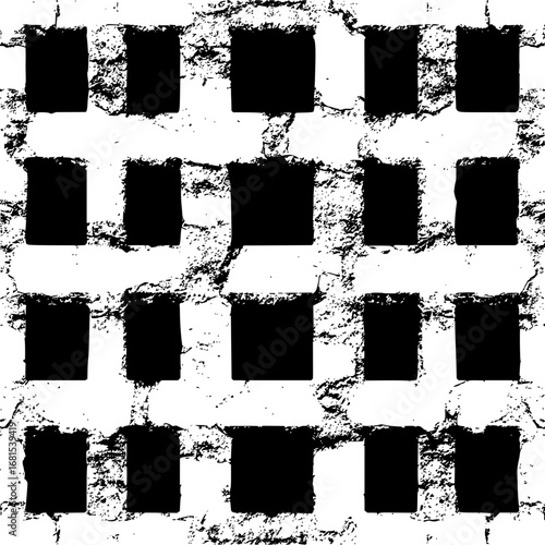 Black and white grunge wall texture abstract pattern background for digital design and creative projects