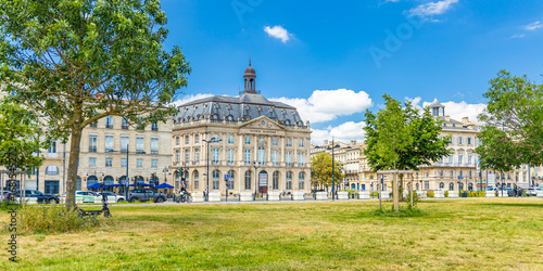 Fototapeta Naklejka Na Ścianę i Meble -  Bourse Maritime, the maritime stock exchange building in Bordeaux on a summer day