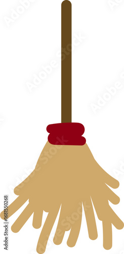 standing broom