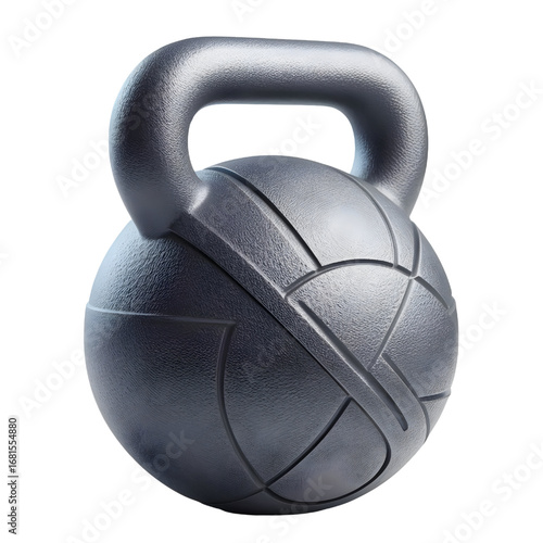 iron dumbbell isolated on white background