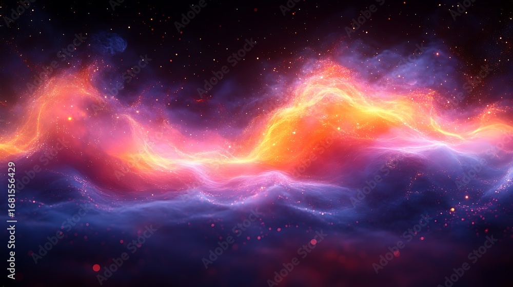 Fototapeta premium Abstract nebula design