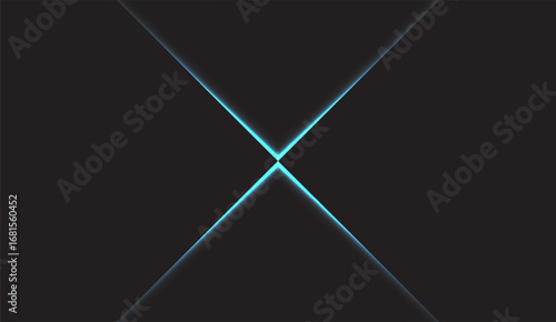 Elegant black background featuring intersecting turquoise lines that converge at the center, creating a sleek, modern, and minimalist design with a subtle glowing effect and linear precision