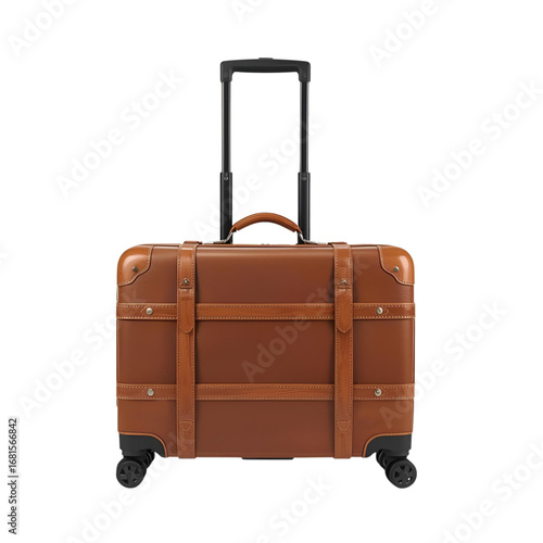 Luggage, transparent background, essential equipment for travel and tourism