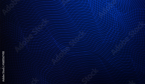 Elegant background featuring flowing blue lines and subtle curves creates a calming yet dynamic visual, enhanced by a deep gradient that adds depth to the image