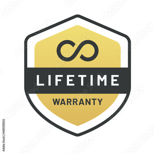 Lifetime warranty icon