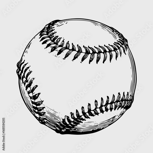 Baseball Sport Icon Flat Black Retro Vintage Graphic, Baseball Player Sport Lover Friendship Gift Idea Baseball Design Vector Art