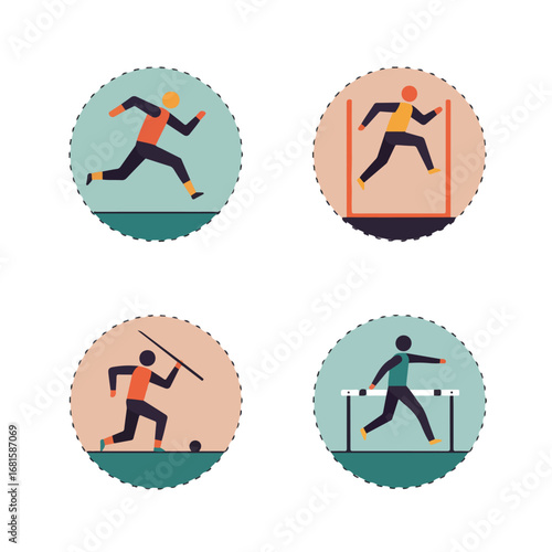 Track & Field Icons