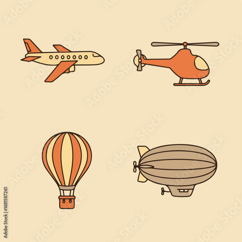 Retro flying machines