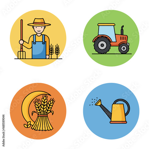 Agriculture icons