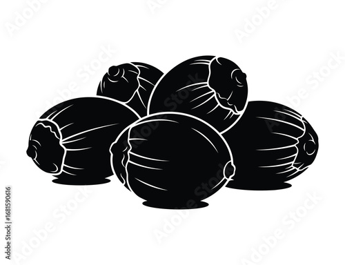 A pile of fresh coconuts, ready to be enjoyed