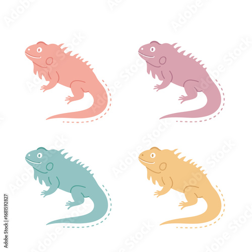 Colorful Iguanas