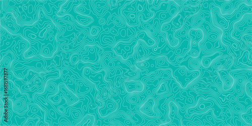 Seamless abstract background with irregular mapping contour line artwork