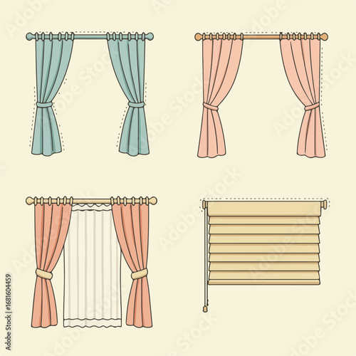 Curtain showcase