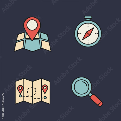 Map tools icons