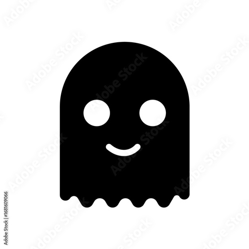 Ghost - flat vector icon