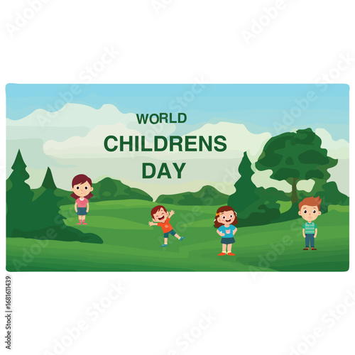 World Children Day promotes child rights protection education equality health and overall well being