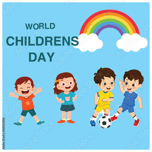 World Children Day promotes child rights protection education equality health and overall well being