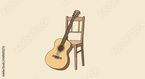 Guitar on chair (3)