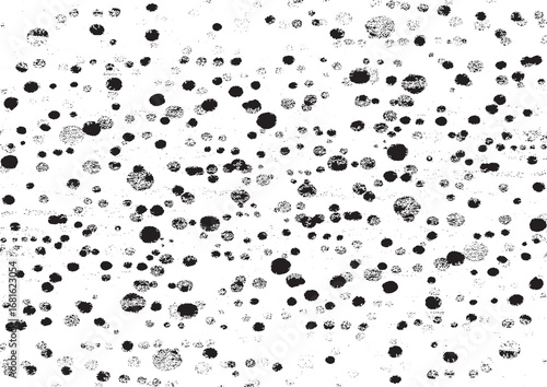 black and white dots grunge background