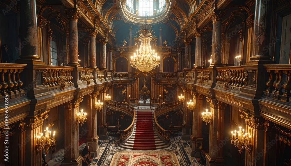 Obraz premium interior of the cathedral of saint peter in rome