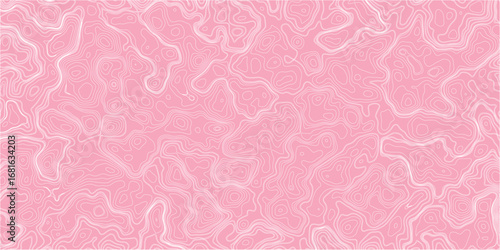 Organic abstract topographic map with smooth depth layers and vibrant color palette