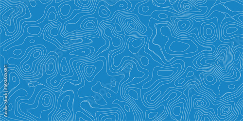 Artistic layered terrain illustration in abstract style with depth and smooth curves