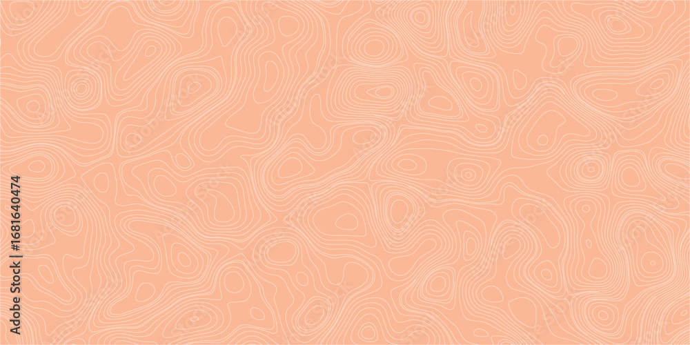 Fototapeta premium Abstract layered topographic map with depth and intricate line patterns for posters