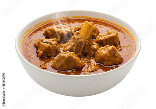 Steaming Bowl of Mutton Curry