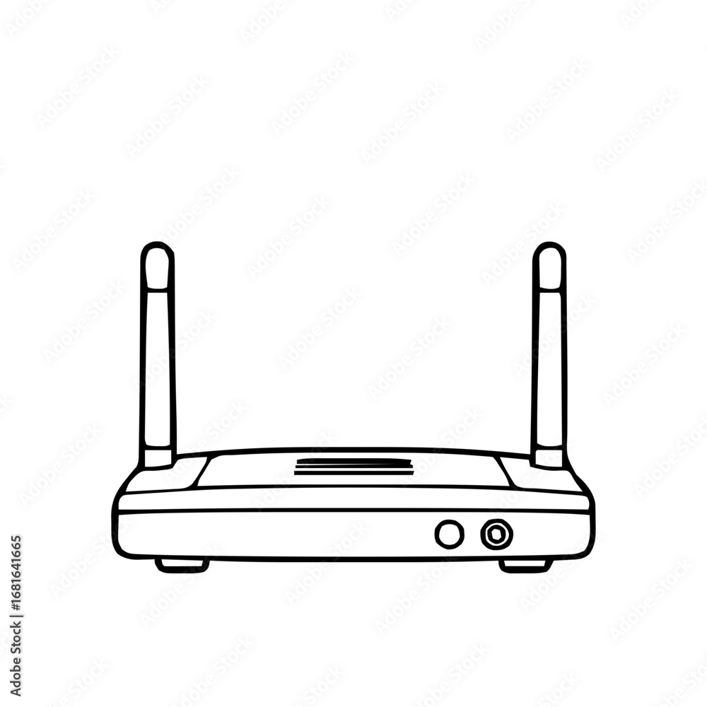 Fototapeta premium Technology Devices – Router 715