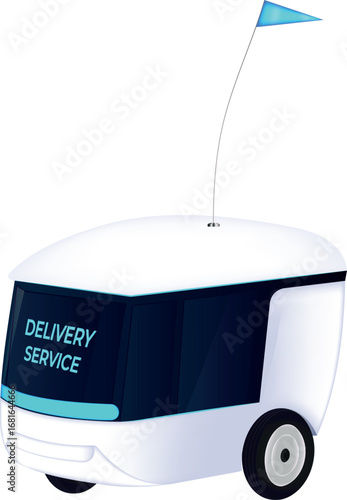 Friendly chatbot for delivering orders on city routes. Artificial Intelligence software for delivery management. AI-powered online store logistics. Fast order delivery. Food, electronics, service
