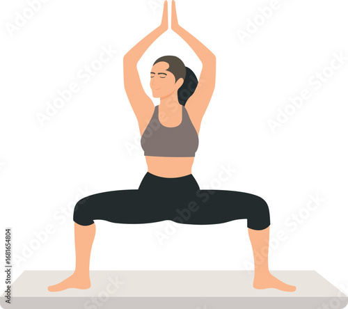 Goddess Pose Yoga Practice for Strength and Flexibility