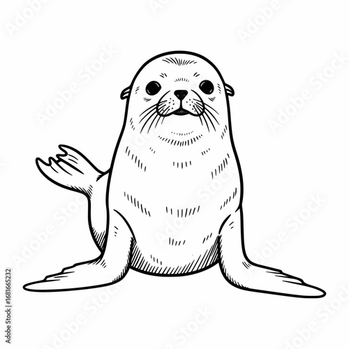 Sea Lion Illustration