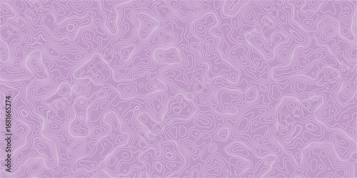 Abstract mapping illustration seamless pattern with elevation contours