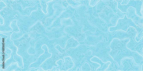 Decorative mapping design with elevation contour seamless abstract pattern
