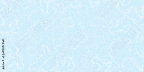Abstract mapping artwork with irregular layered contour elevations