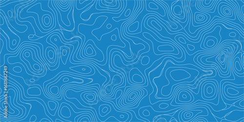 Futuristic seamless mapping design background with irregular contours