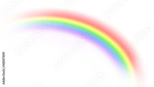 Vibrant rainbow overlay arc png