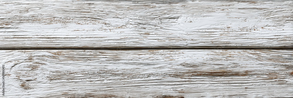 Naklejka premium white wooden background with an aged wood texture, banner