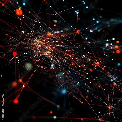 Global networking wallpaper featuring data transmission and technology