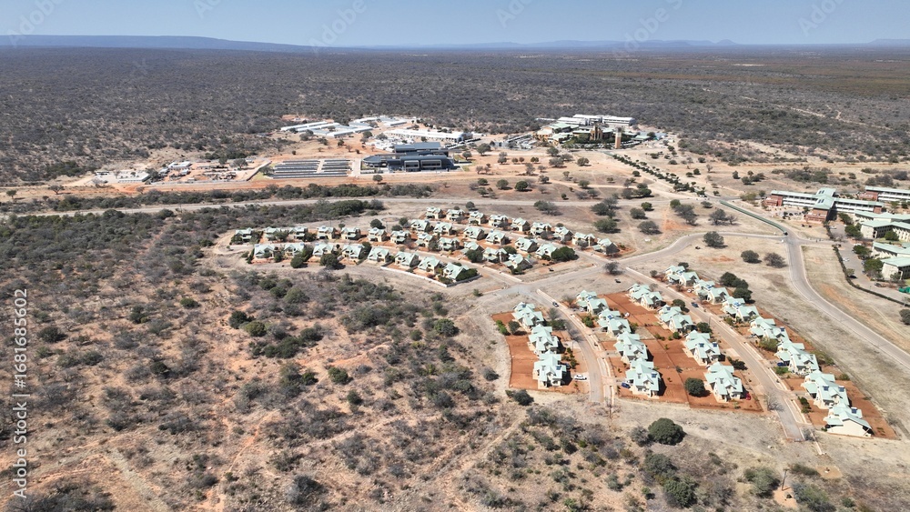 Obraz premium Botswana International University of Science & Technology (BIUST) campus in Palapye, Botswana, Africa