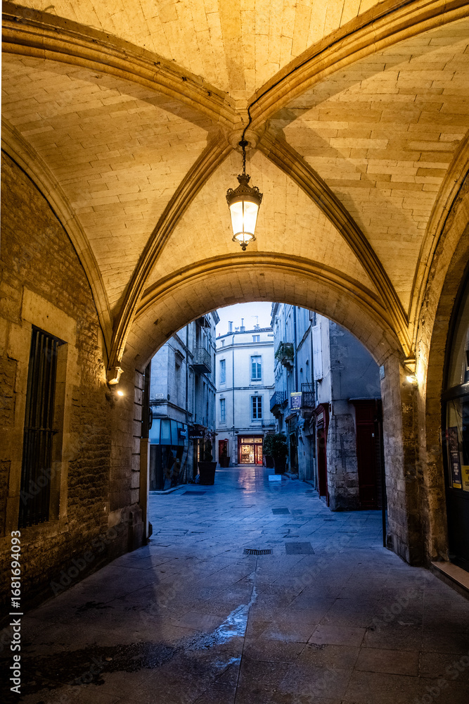 Fototapeta premium Paseando por Nimes, Francia