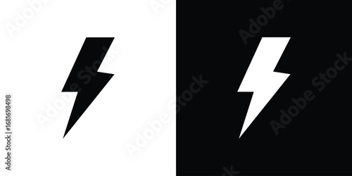 Flash icons, simple illustration graphic doodle black design