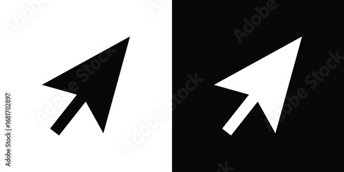 Mouse icons, simple illustration graphic doodle black design