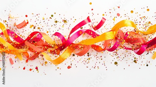 Vibrant celebration scene festive location colorful content joyful environment aerial viewpoint bright and colorful celebration concept