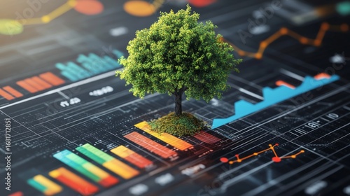 Cultivating business success strategies for growth surrounded by nature's greenery