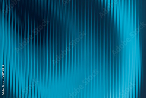Abstract vertical blue lines with soft light and shadow effects