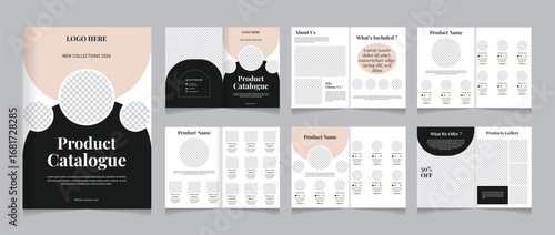 Modern Product Catalogue & Brochure Template | Minimalist Multi-Page Catalogue layout
