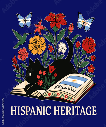 National Hispanic Heritage Month Cat Superb